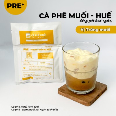 Cà phê muối SAFY Pre+ vị Trứng muối